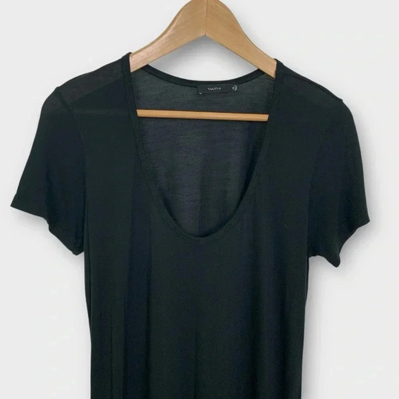 Aritzia Talula Black Maxi T-Shirt  Dress - Picture 3 of 7